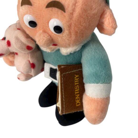 VTG CVS Rudolph Island of Misfits HERMEY Dentist w/ Pink Elephant Plush Ornament - Picture 5 of 10